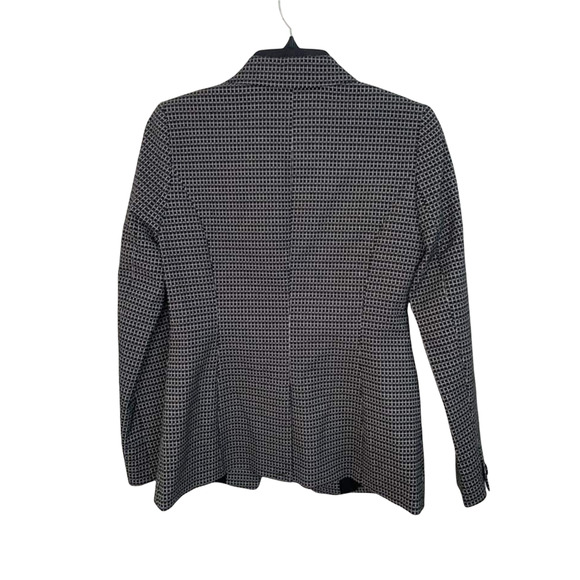WHITE HOUSE BLACK MARKET Shawl-Collar Grid‎ Jacket Size 0 - Picture 5 of 5